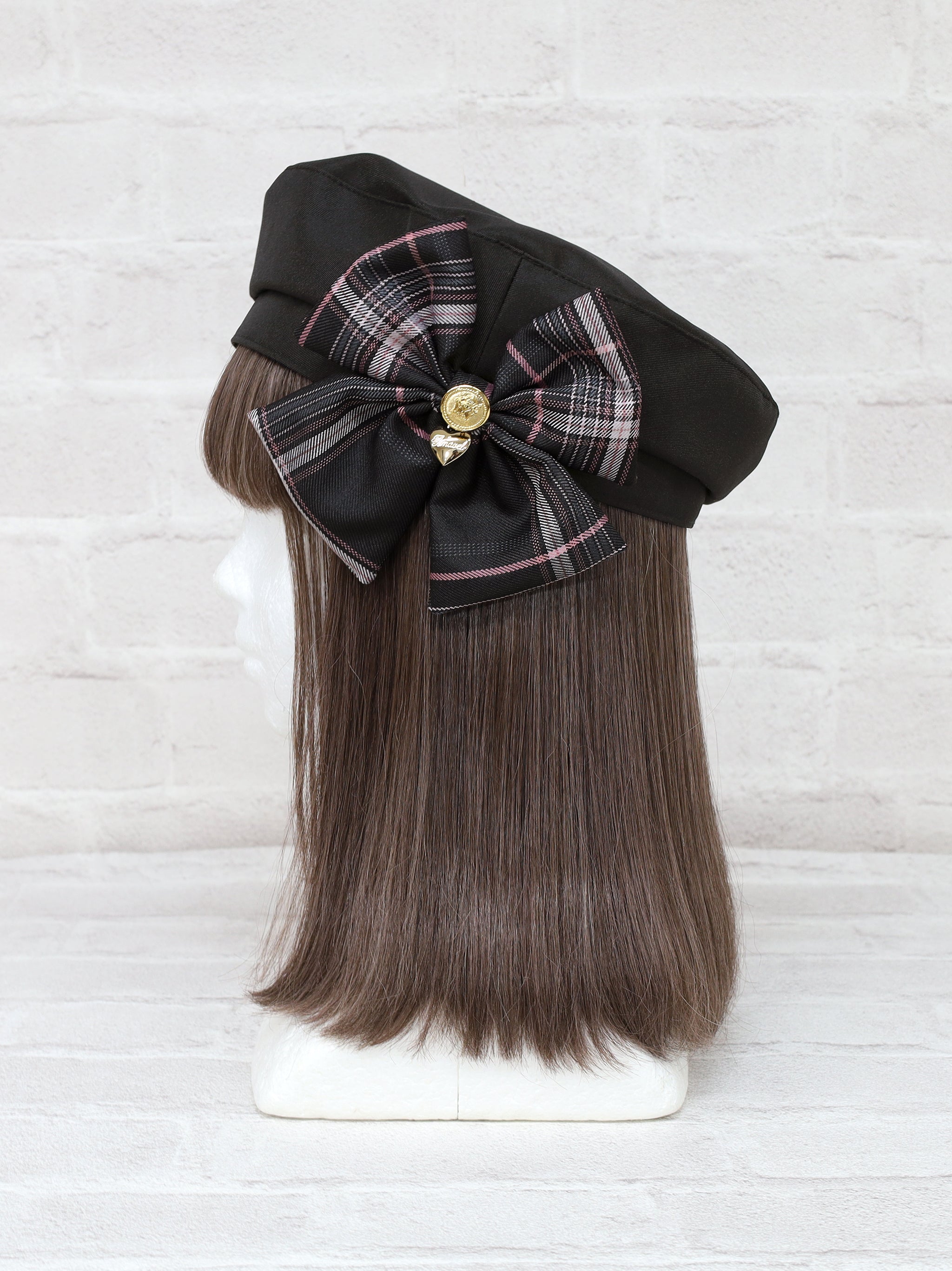 Chouchou Check ベレー帽