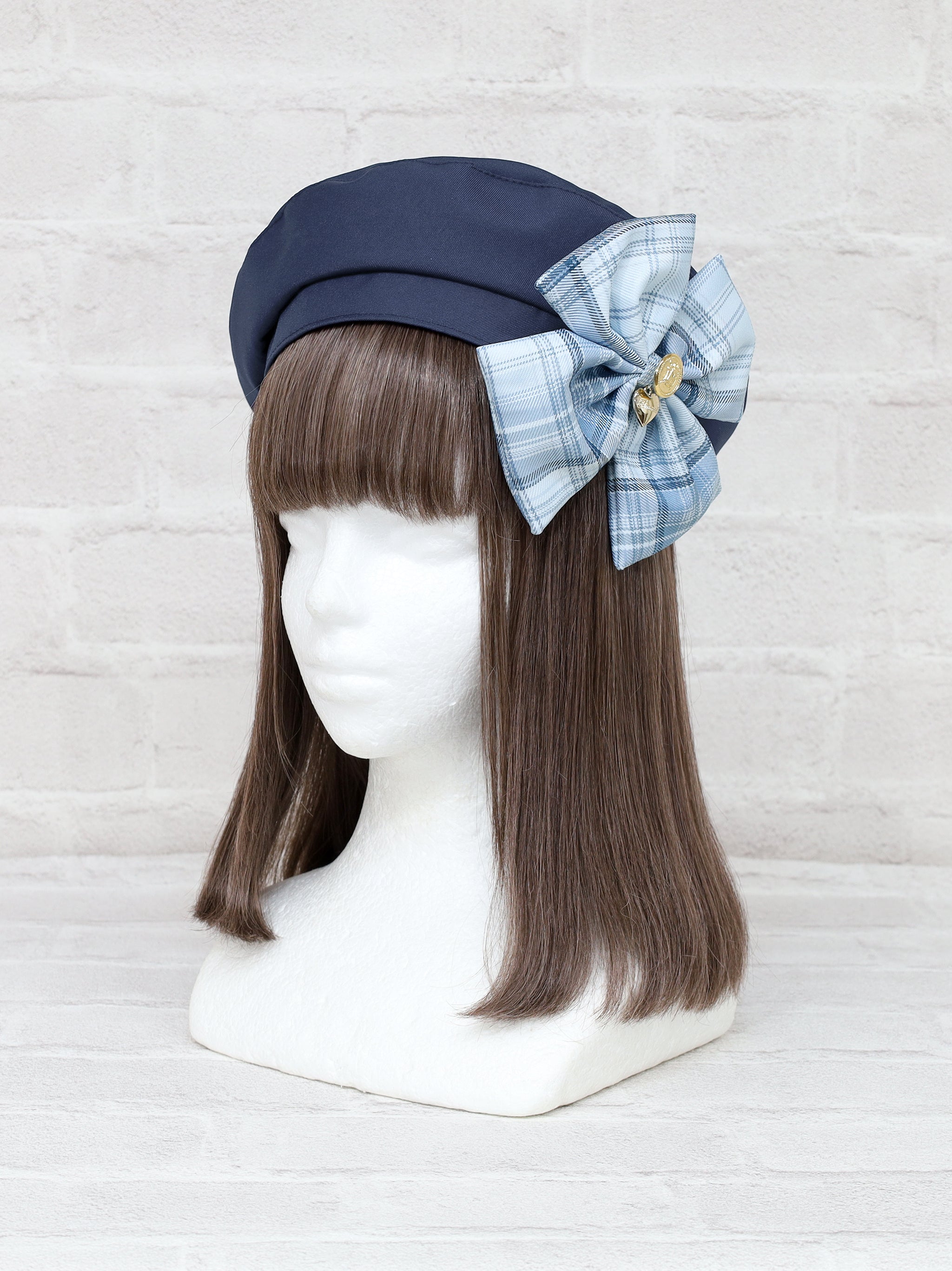 Chouchou Check ベレー帽