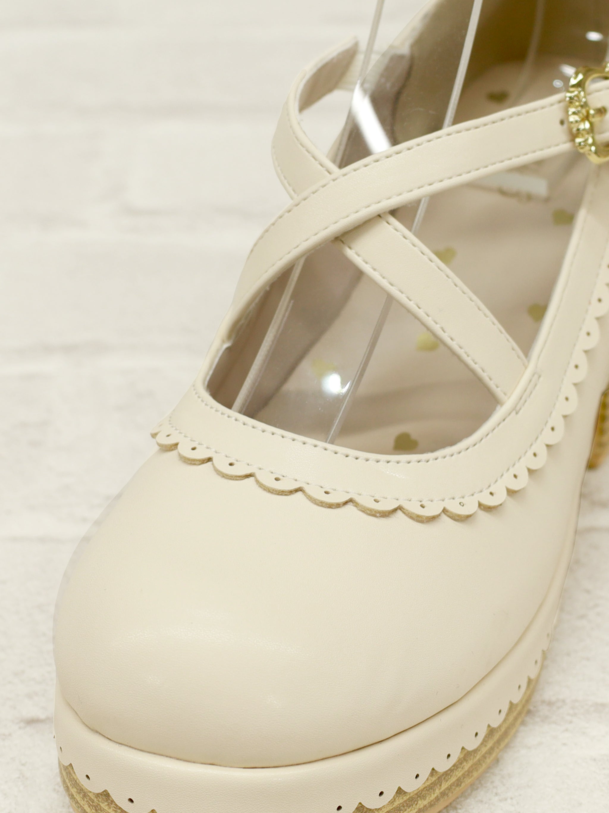 ウッドソールスカラップパンプス |Amavel(アマベル)公式サイト