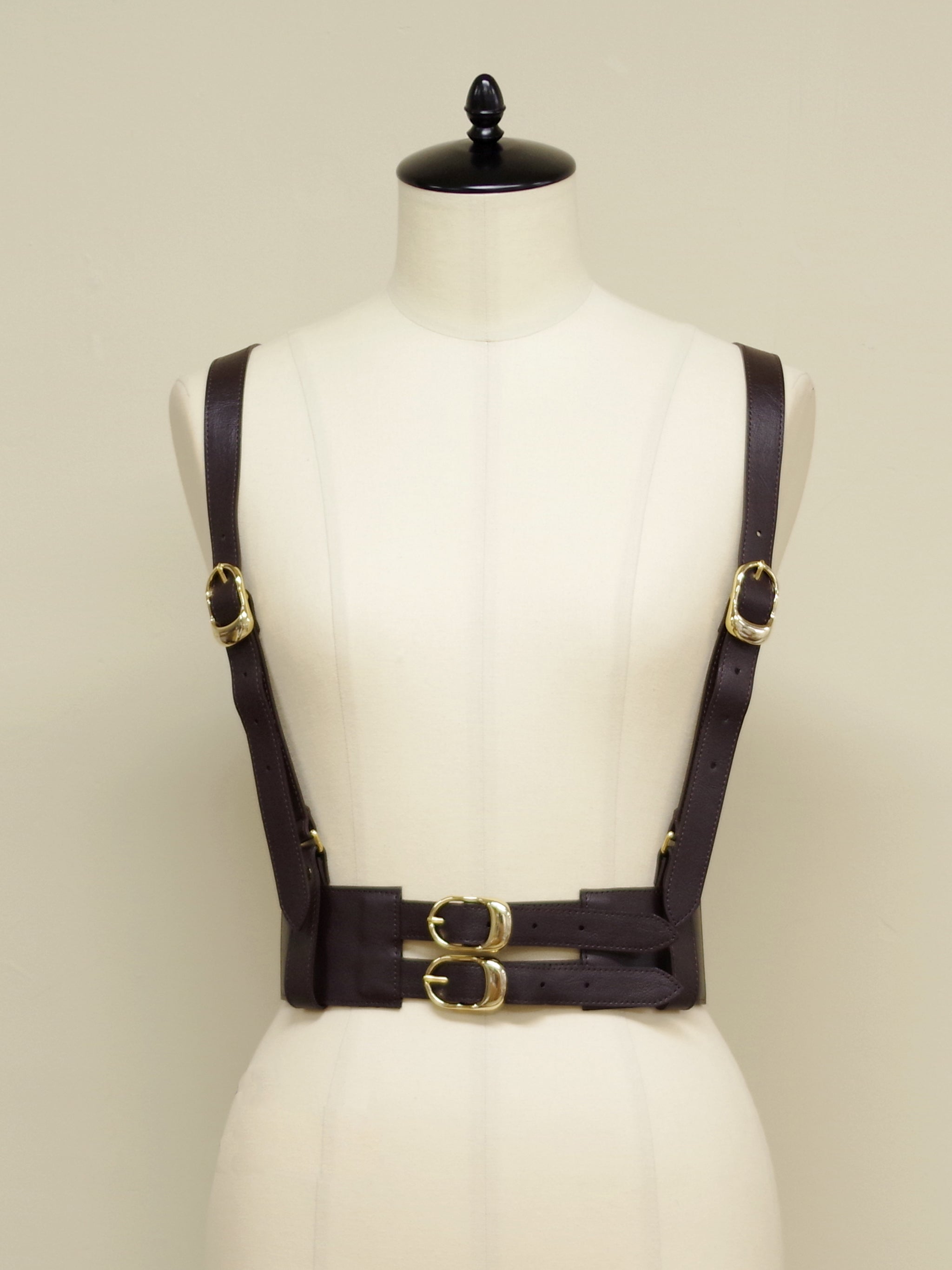 サイドゴムハーネスベルト ブラウン(Brown) FREE |Amavel(アマベル)公式サイト