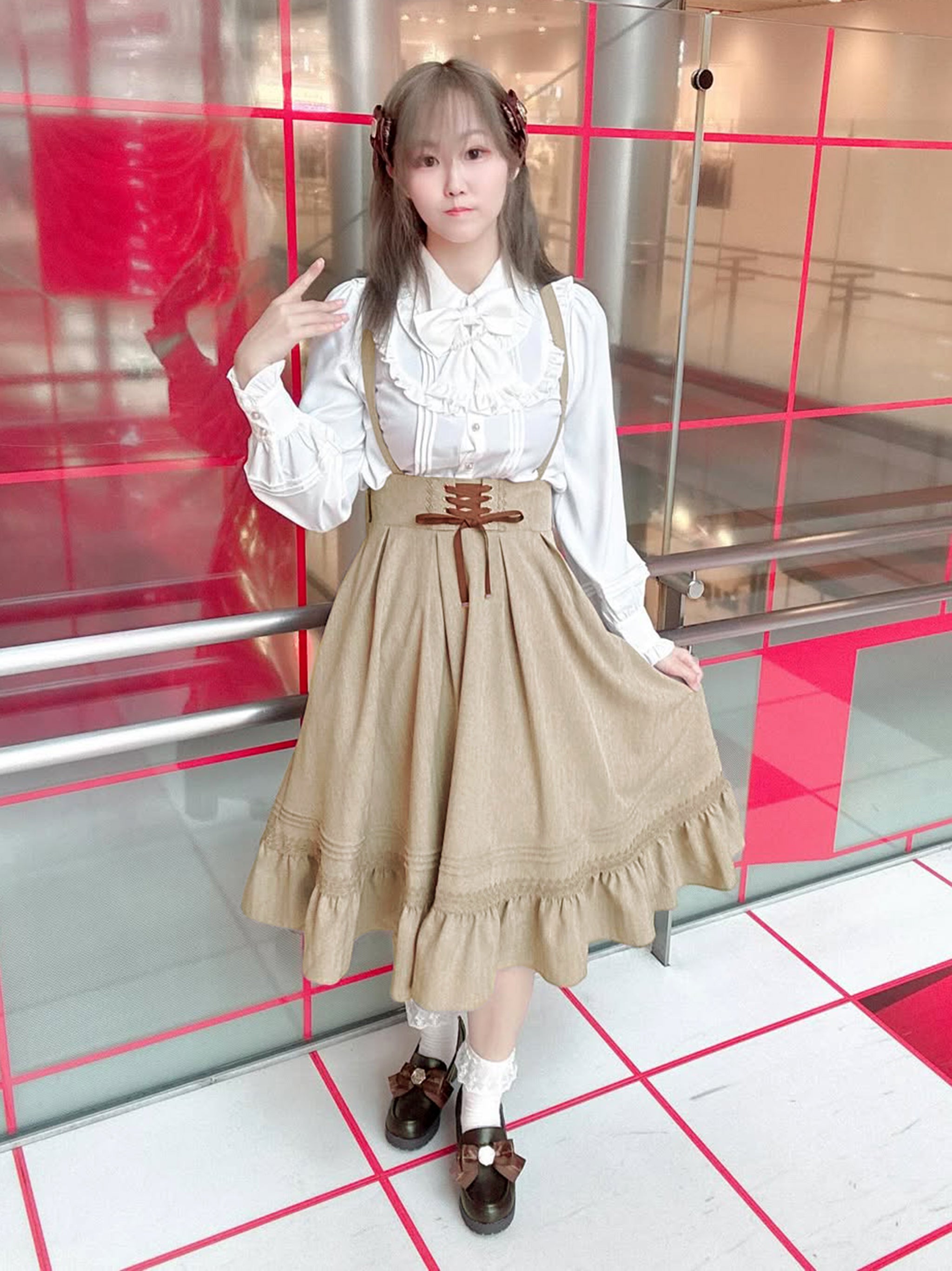 選べるセットフェア対象】Classical Doll ミドル丈スカート – Amavel