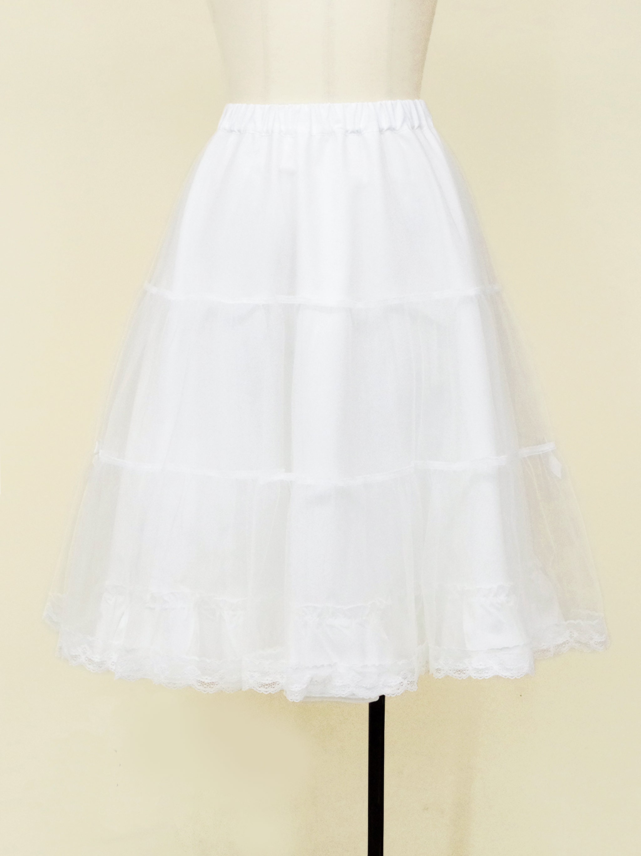 ミドル丈ボリュームスカート アイボリー(Ivory) FREE |Amavel(アマベル)公式サイト