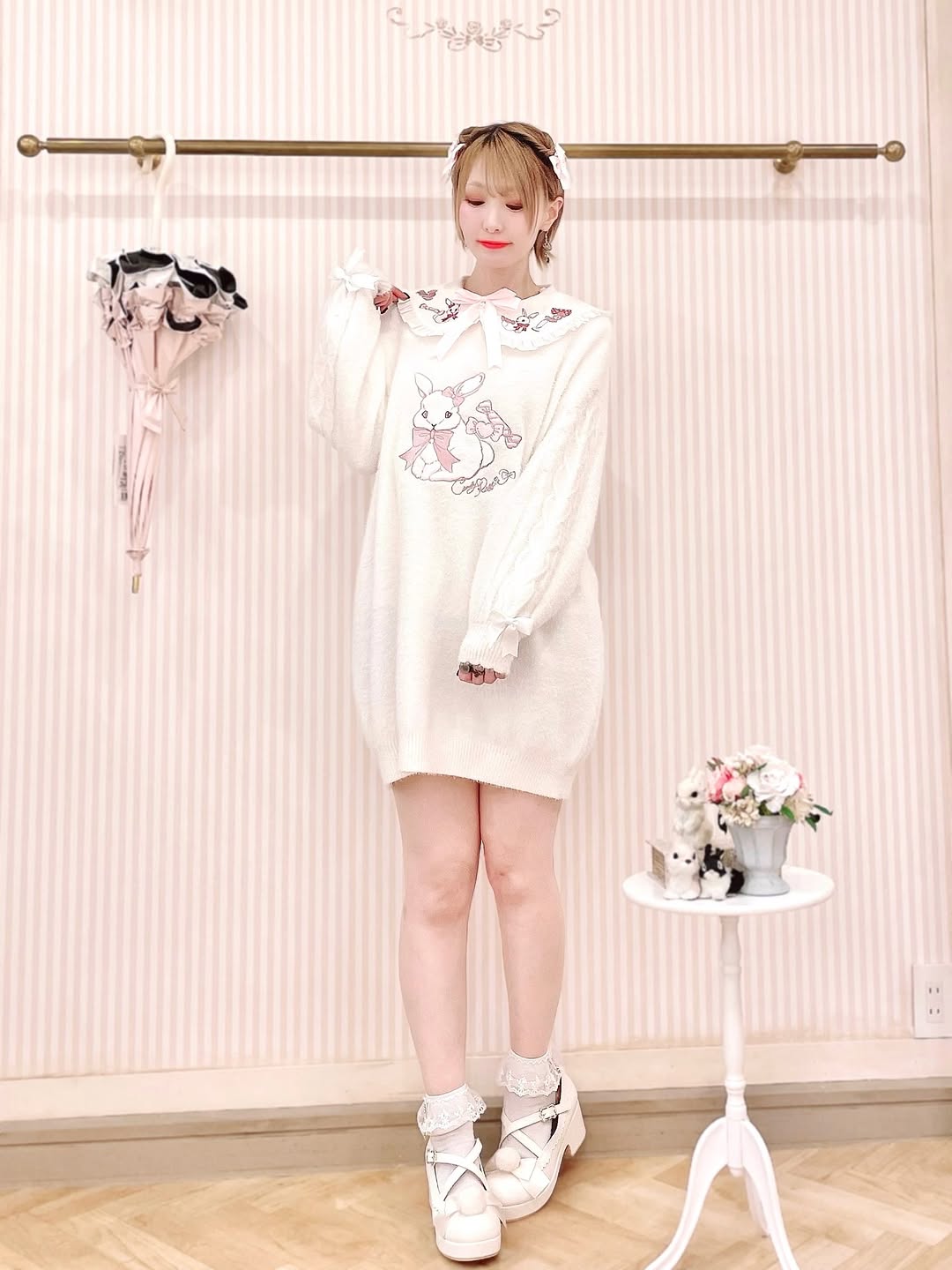 Candy Rabbit knit dress