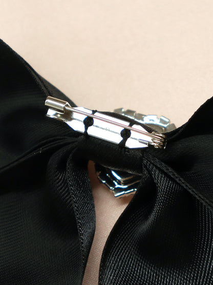 ハートビジュー付リボンブローチ ｜Amavel（アマベル）公式サイト