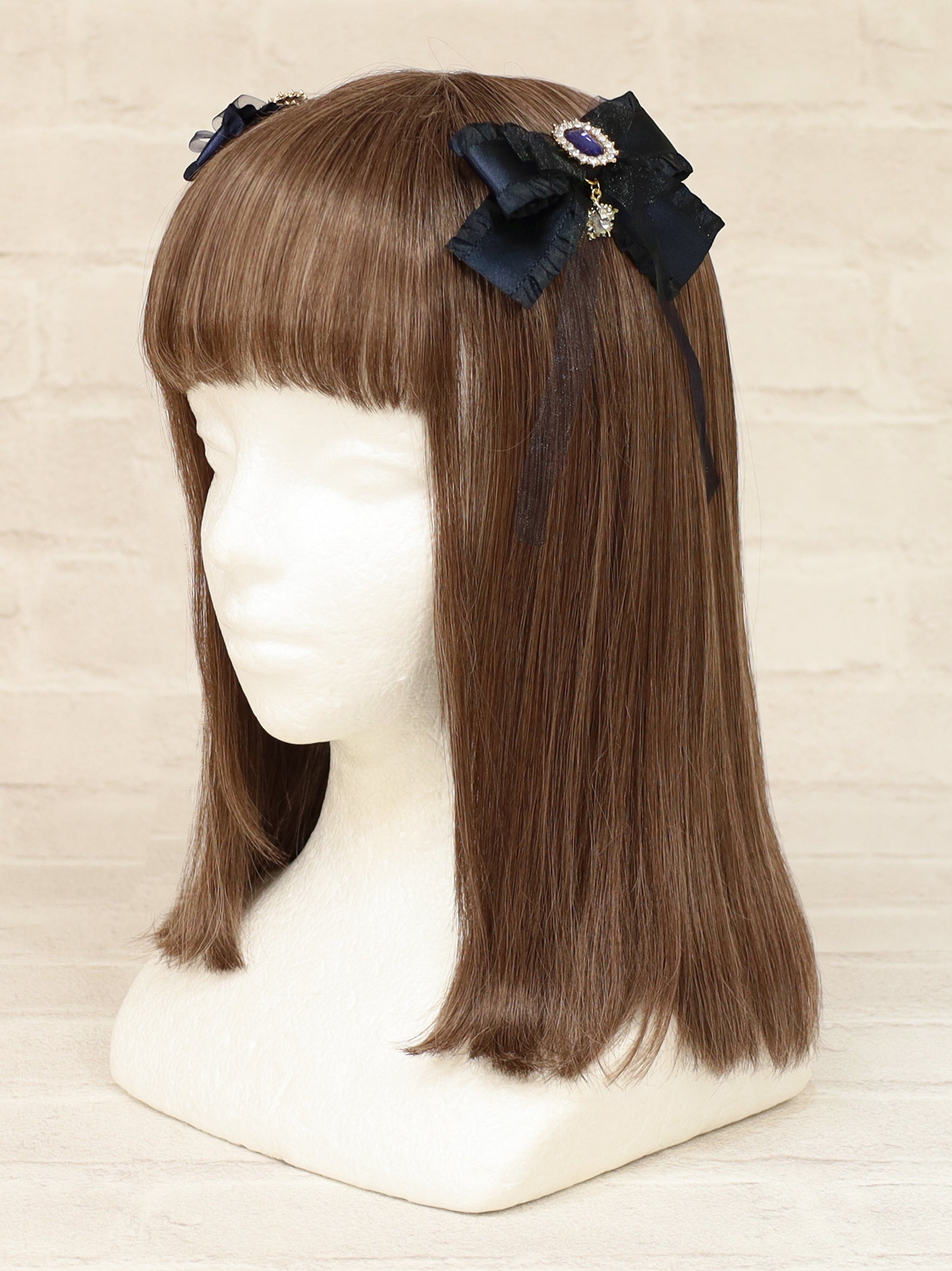 Mysterious Constellation ダブルリボンクリップ ネイビー（Navy） FREE ｜Amavel（アマベル）公式サイト