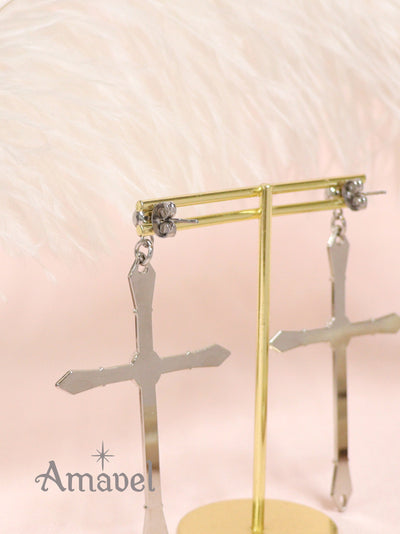 Croix et Cercueil earrings