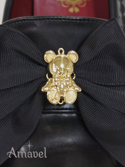 Secret Royal Bear Shoe Ribbon Clip