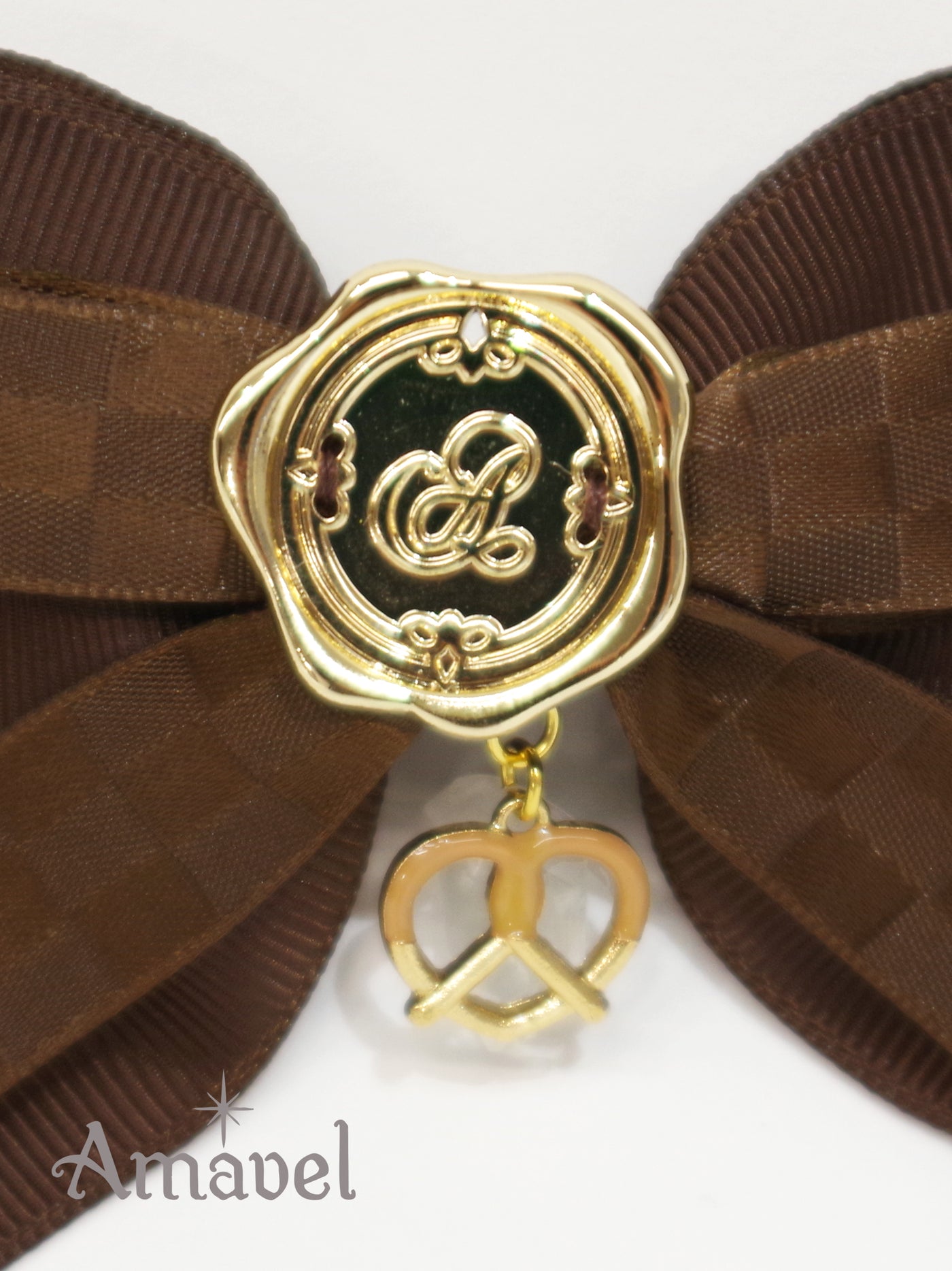 Fancy Cookie double ribbon clip