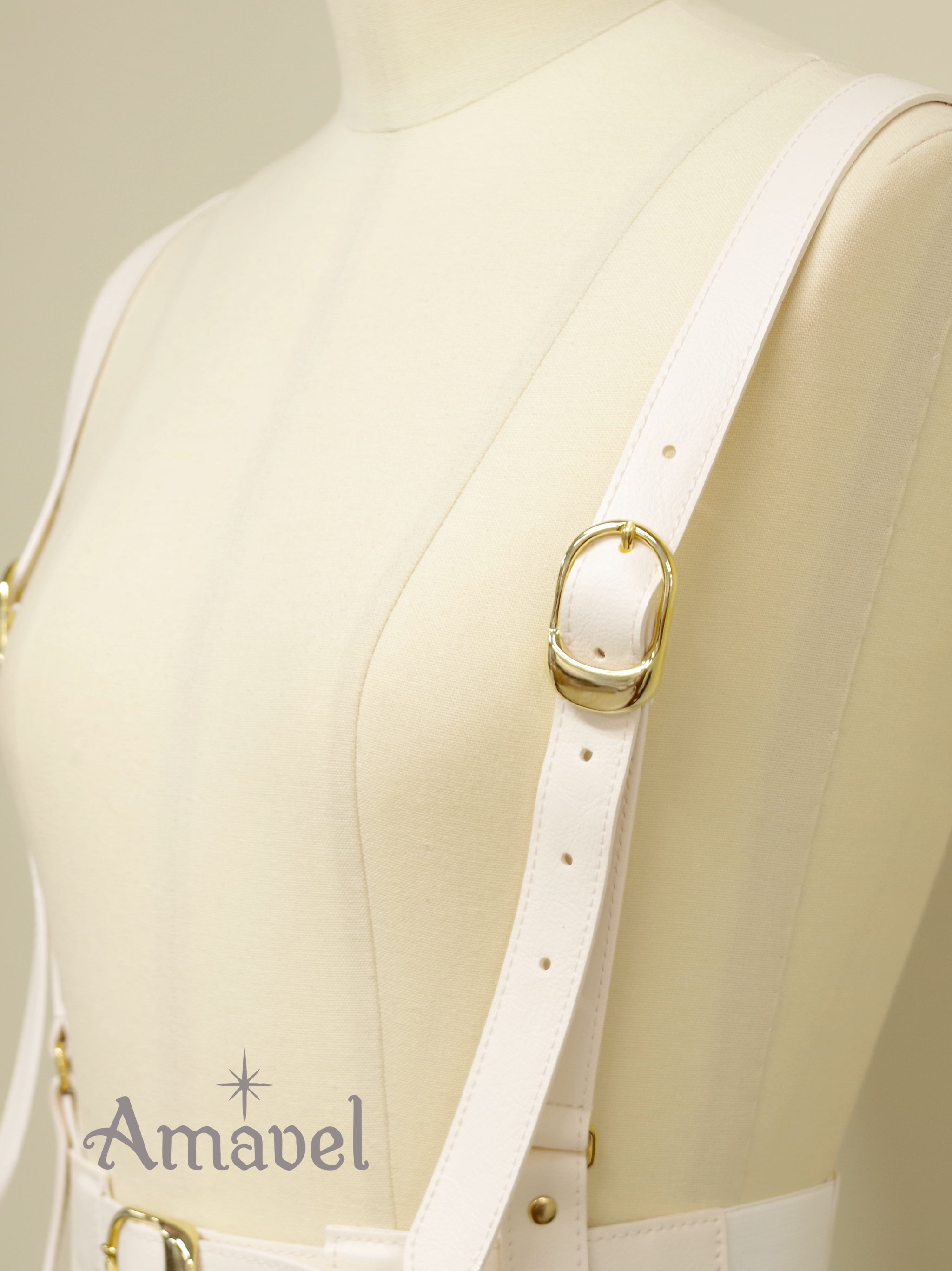 サイドゴム合皮ハーネスベルト ｜Amavel（アマベル）公式サイト