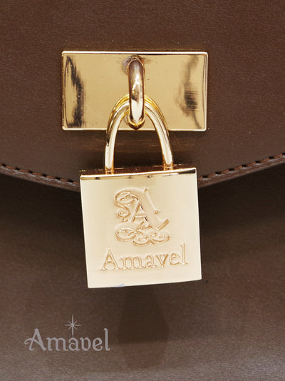 mini satchel bag with key