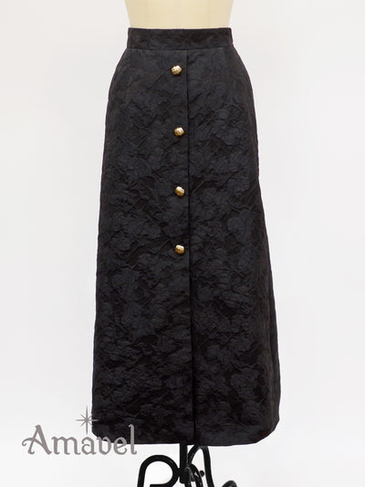 Feminine Vintage ジャカードジャンパースカート