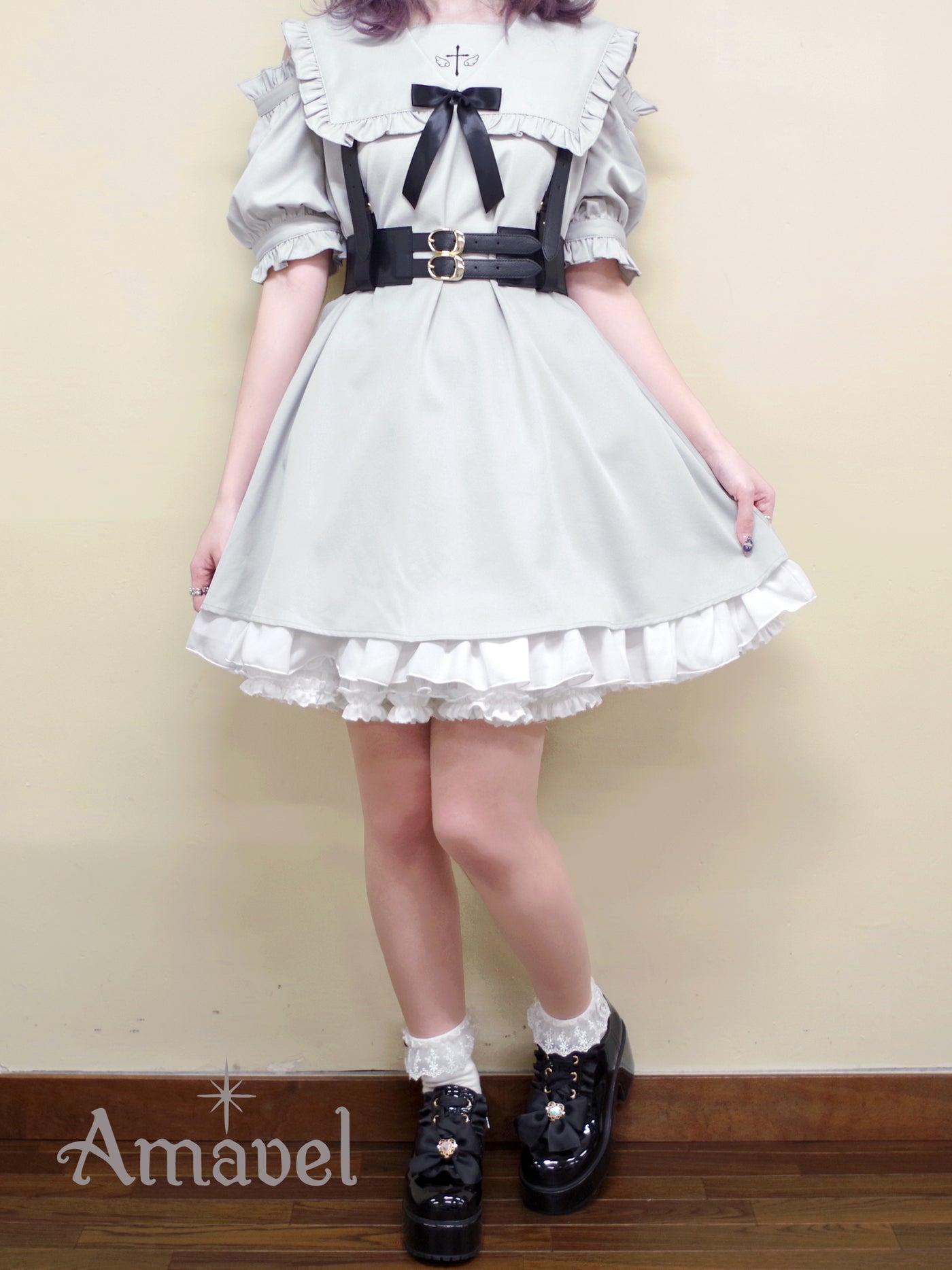 Petit Ange Croix A-line dress