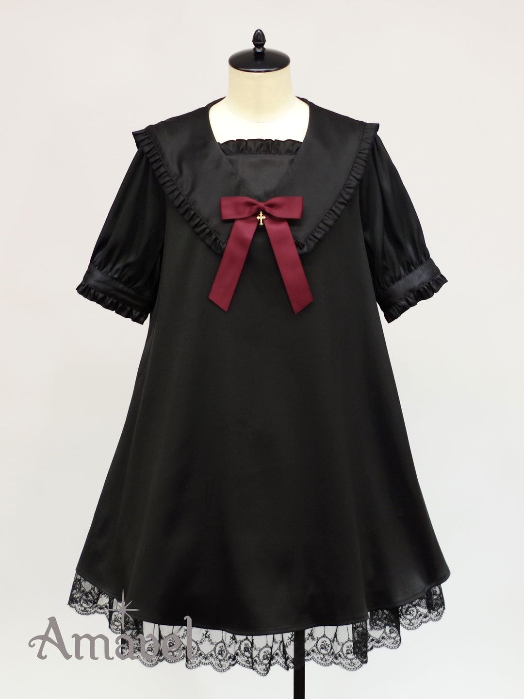 Jewely Cross Aラインワンピース （8929645658343）– Amavel（アマベル 