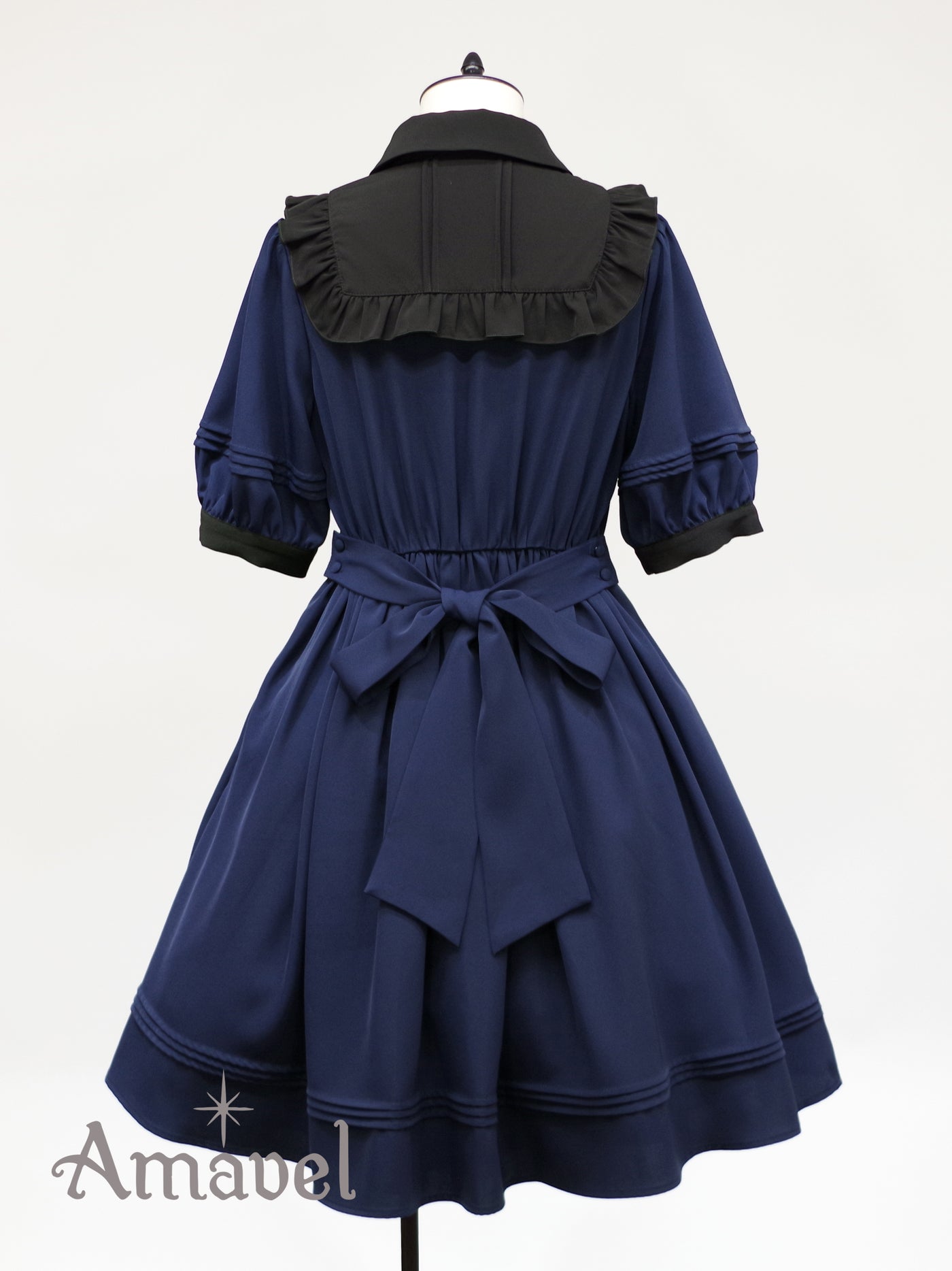 Classical Frill ワンピース(ミドル丈) （8940179259623）– Amavel 