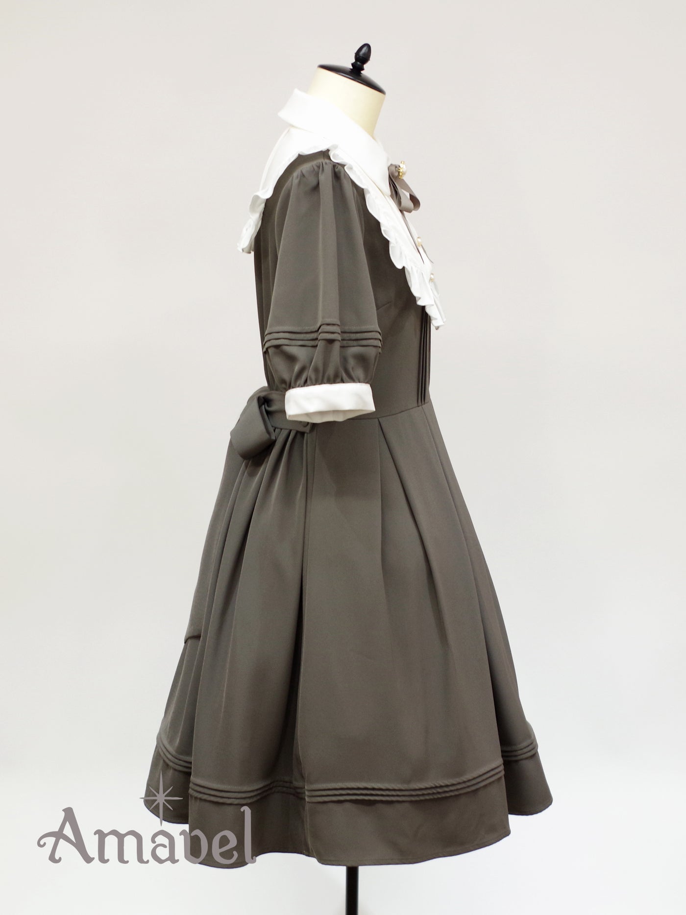 Classical Frill ワンピース(ミドル丈) （8940179259623）– Amavel 