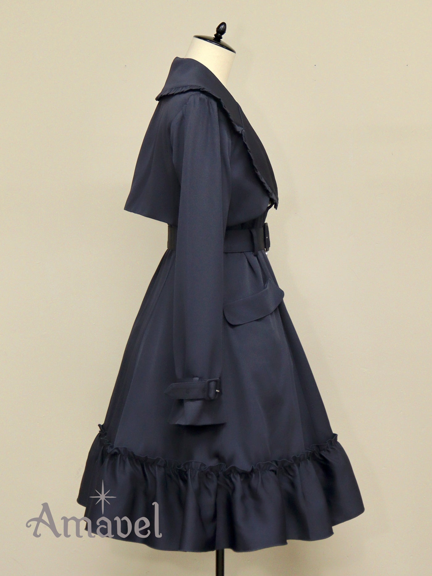 French Frill trench coat