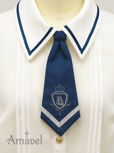 Classic School tie blouse