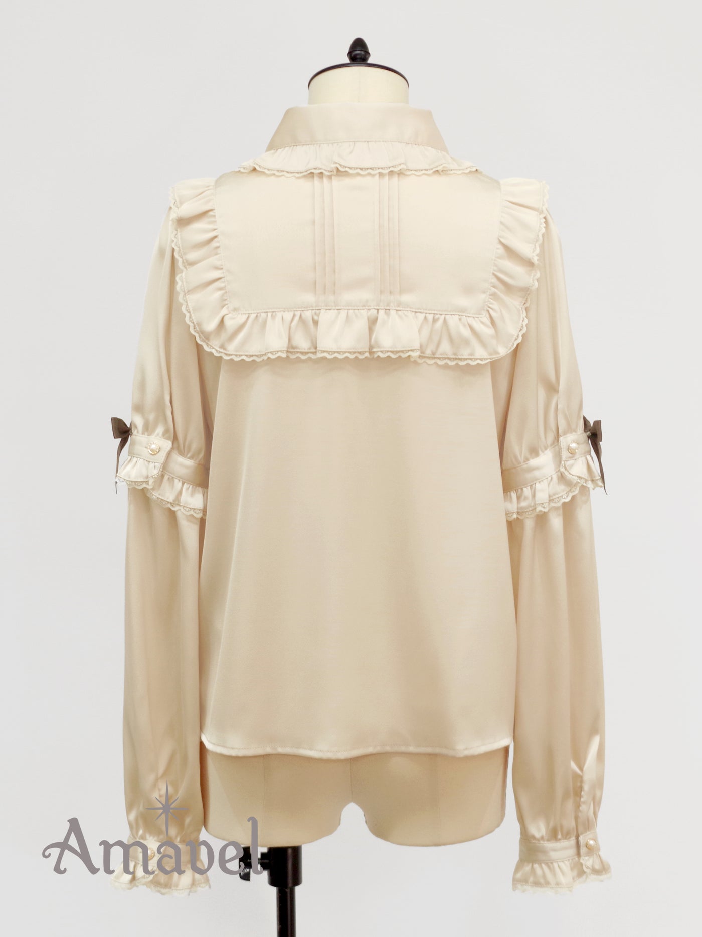 Classical Doll Cascading Ruffle Blouse