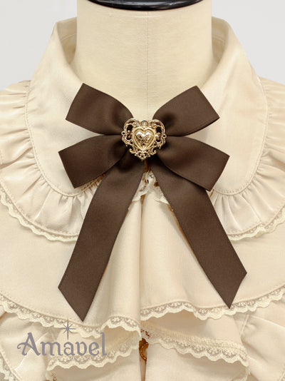 Classical Doll Cascading Ruffle Blouse
