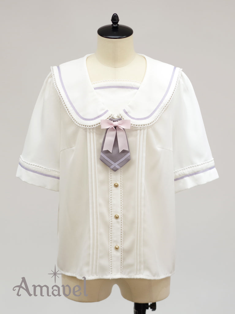 Fancy Dolphin Marine ブラウス （8946613485799）– Amavel（アマベル 