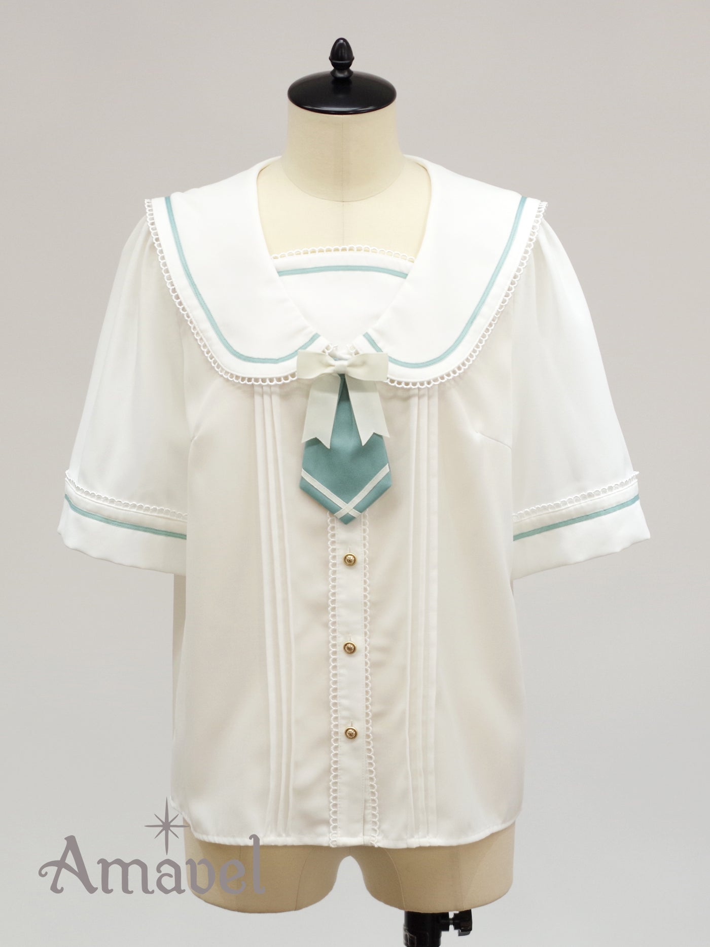 Fancy Dolphin Marine ブラウス （8946613485799）– Amavel（アマベル 