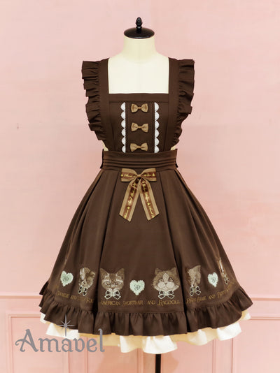 Chocolat Chat Delicious Apron Skirt
