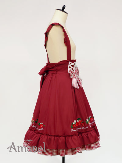 Strawberry Farm Ruffle Skirt