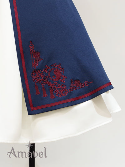 Oriental Tiles Chinese Skirt