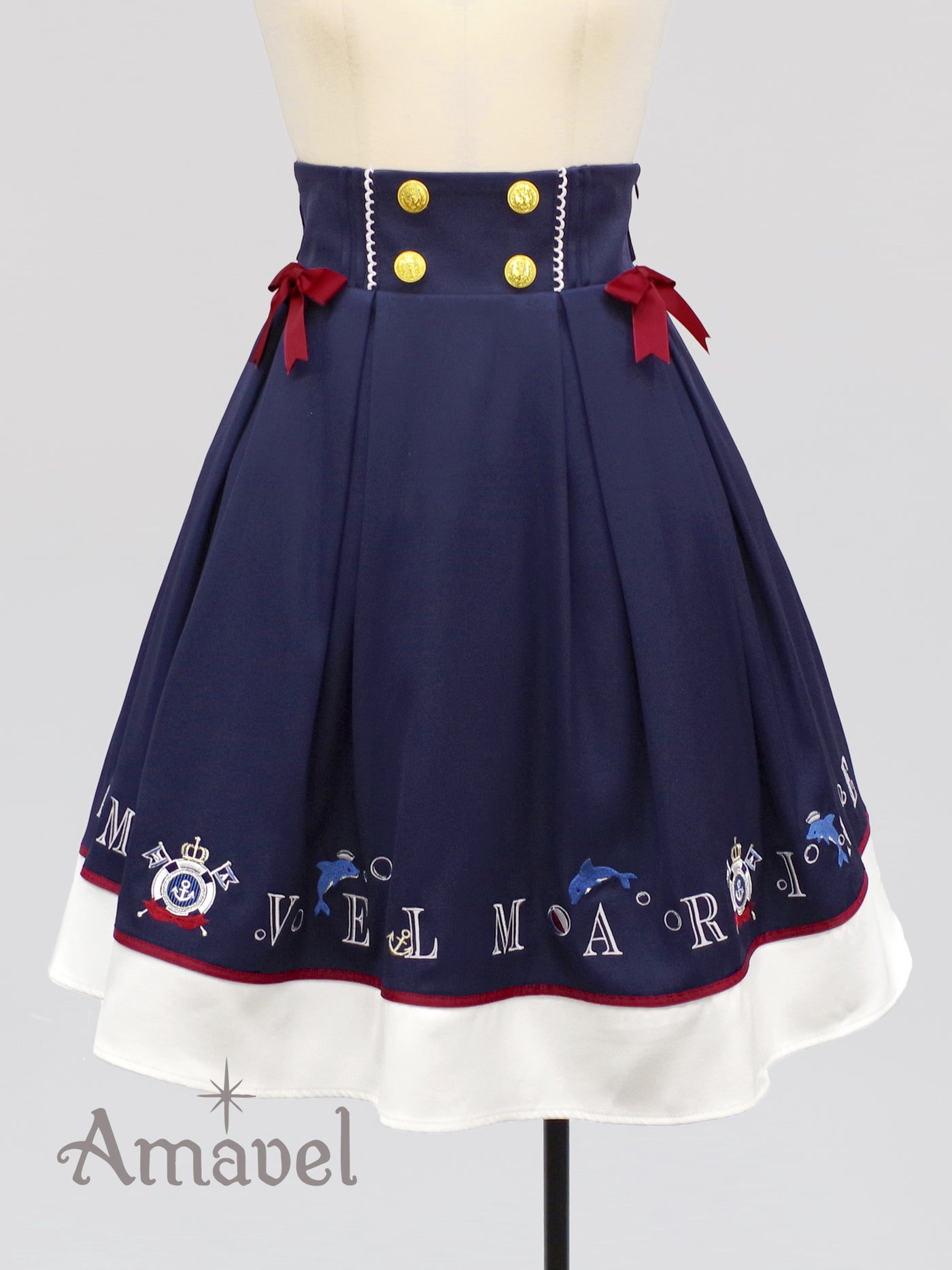 Fancy Dolphin Marine スカート （8946666143975）– Amavel（アマベル 