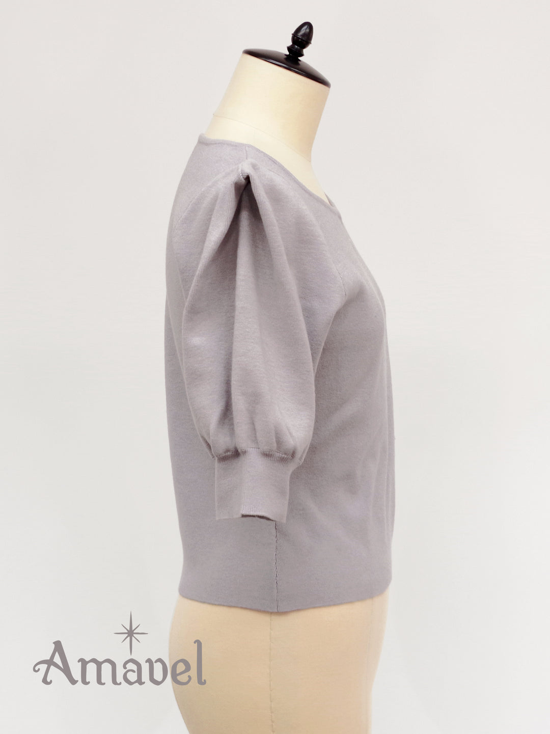 Feminine Vintage モノグラムニットトップス （8731478458599 