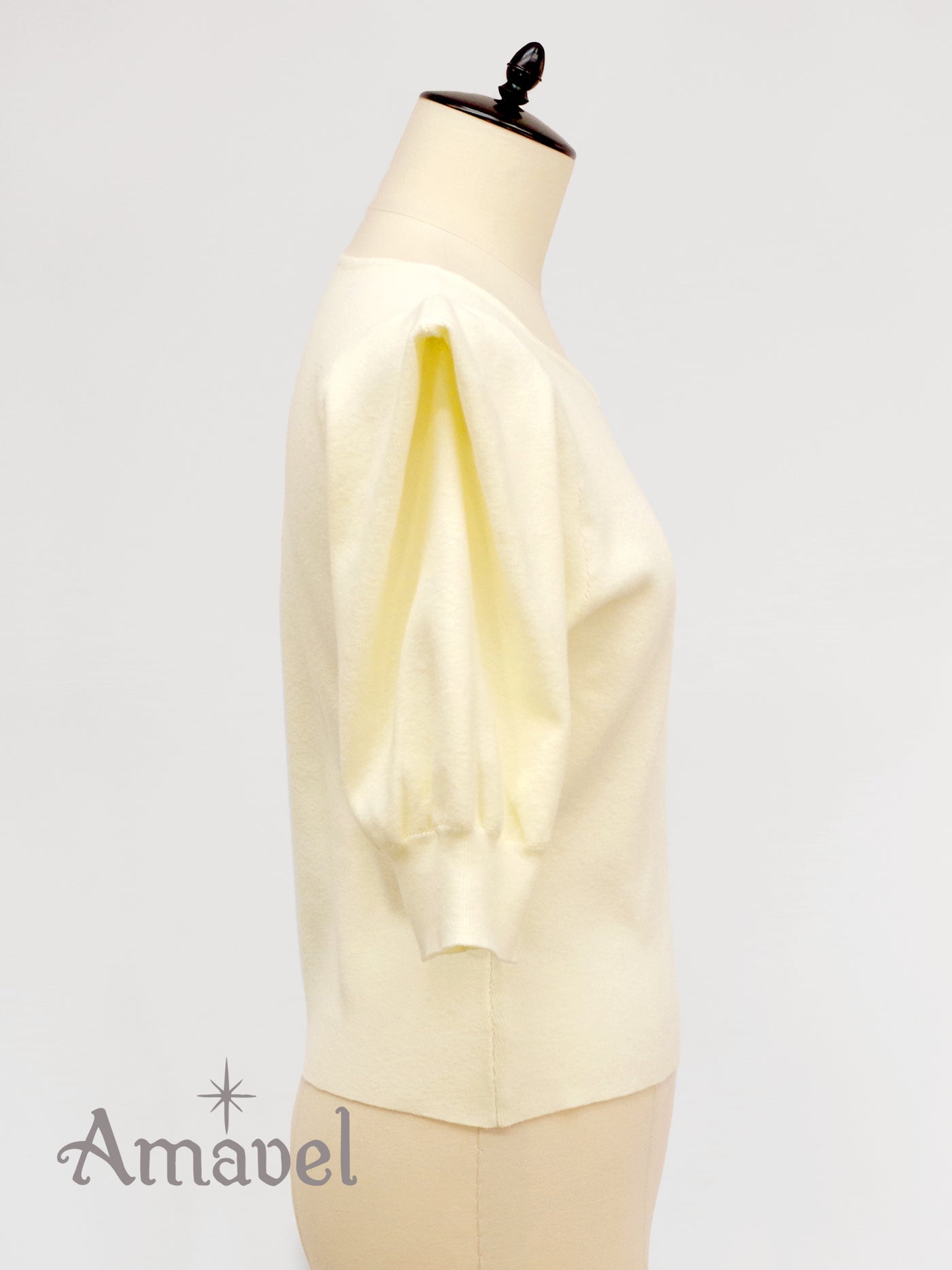 Feminine Vintage モノグラムニットトップス （8731478458599 