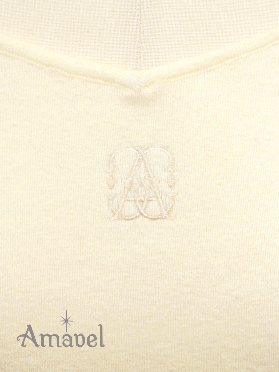 Feminine Vintage モノグラムニットトップス （8731478458599 