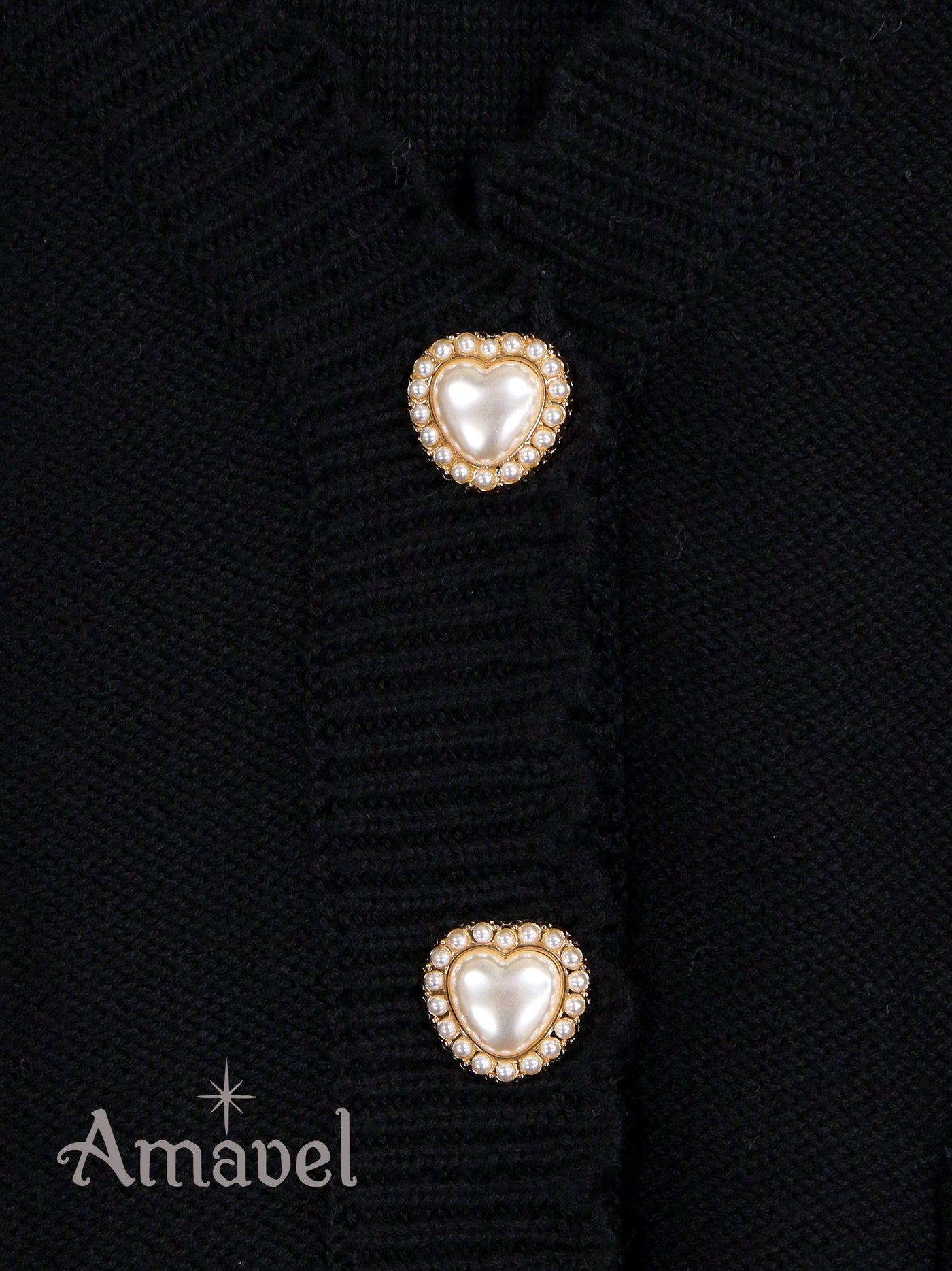 pearl decoration long cardigan