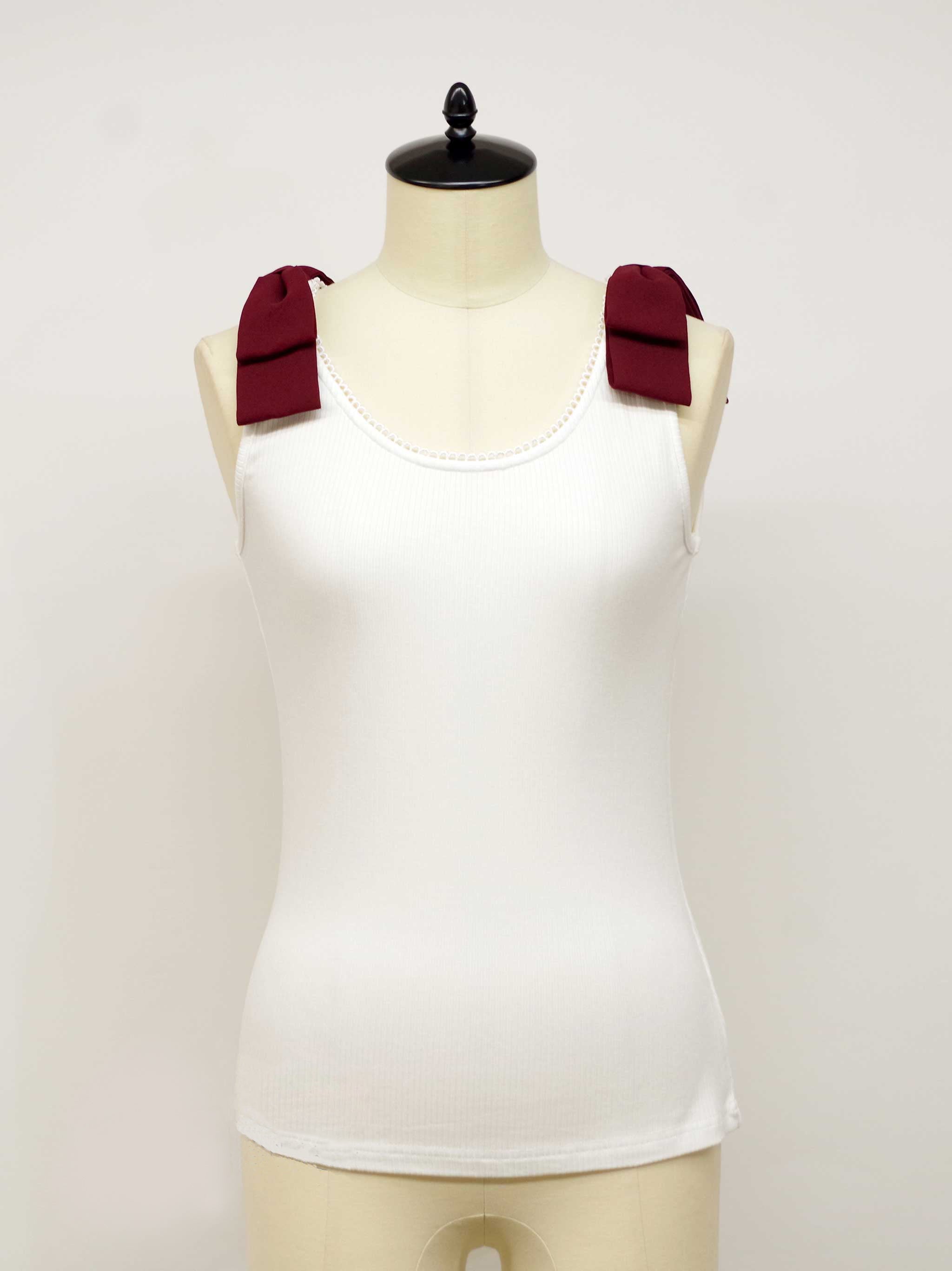 Shoulder ribbon inner tank – Amavel（アマベル）公式サイト