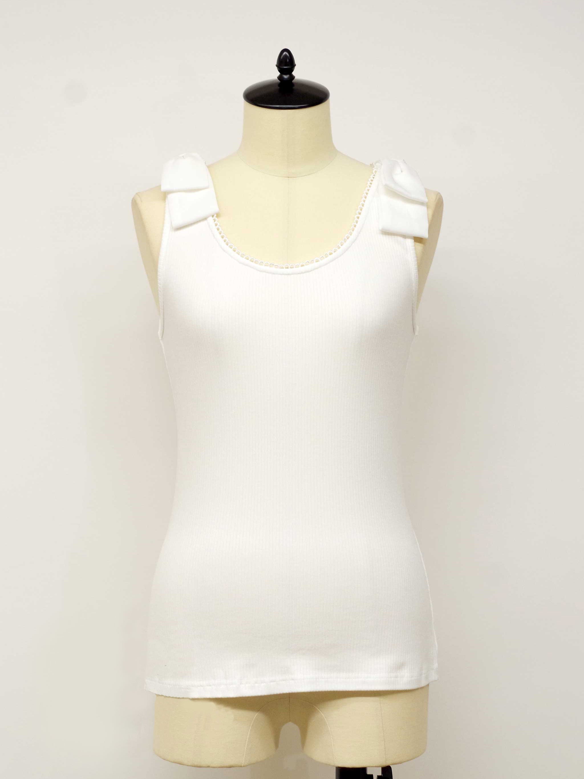 Shoulder ribbon inner tank – Amavel（アマベル）公式サイト