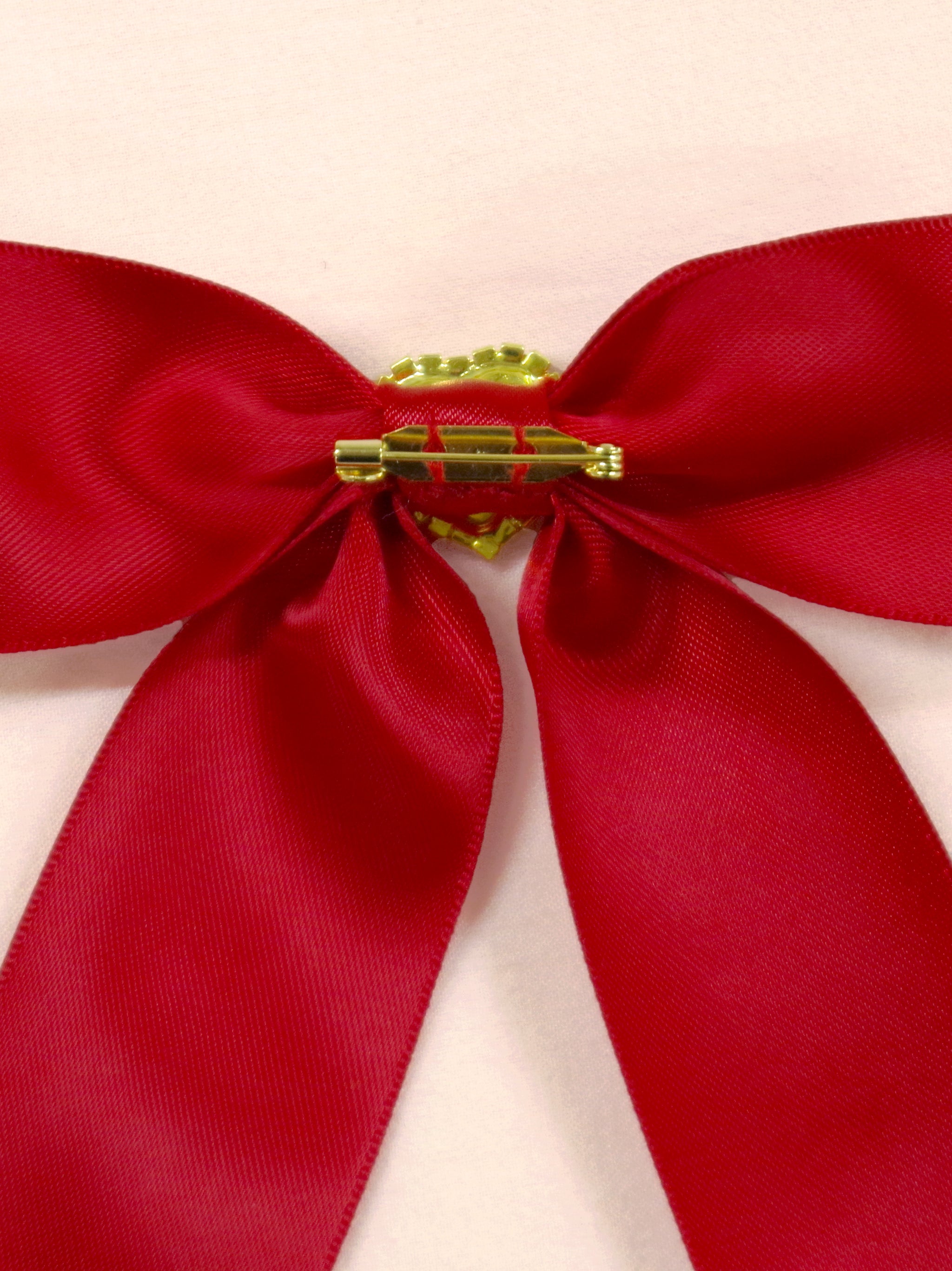 ハートビジュー付リボンブローチ ｜Amavel（アマベル）公式サイト