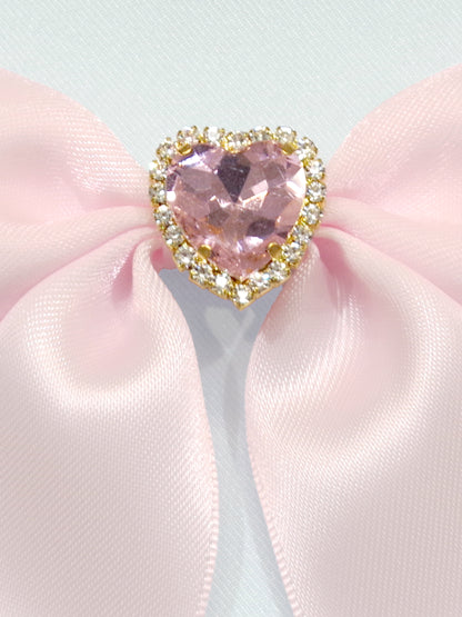 ハートビジュー付リボンブローチ ｜Amavel（アマベル）公式サイト