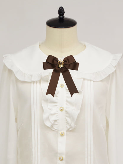 クラウンチャーム付リボンブローチ ｜Amavel（アマベル）公式サイト