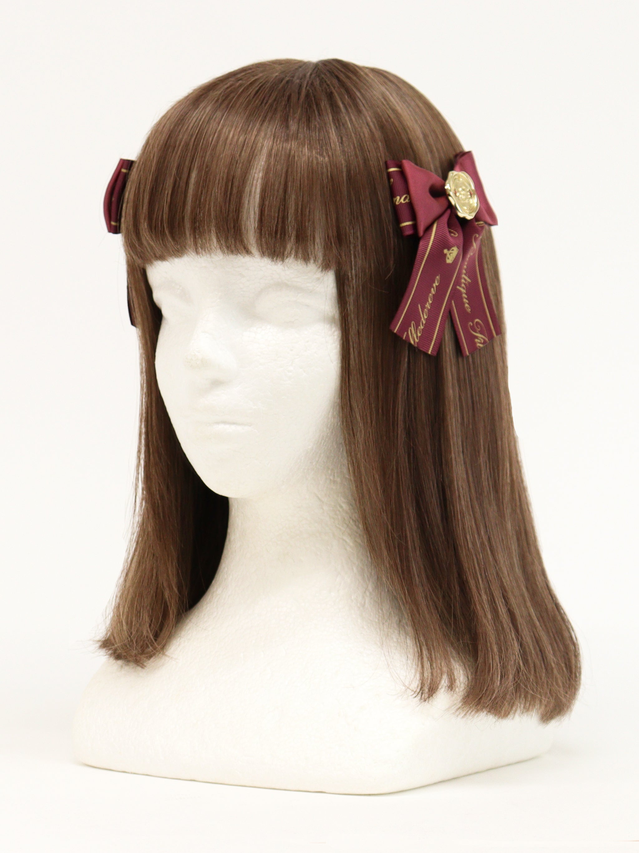 【メンバーズセール対象】シーリングチャーム付メッセージリボンクリップ ボルドー（Bordeaux） FREE ｜Amavel（アマベル）公式サイト