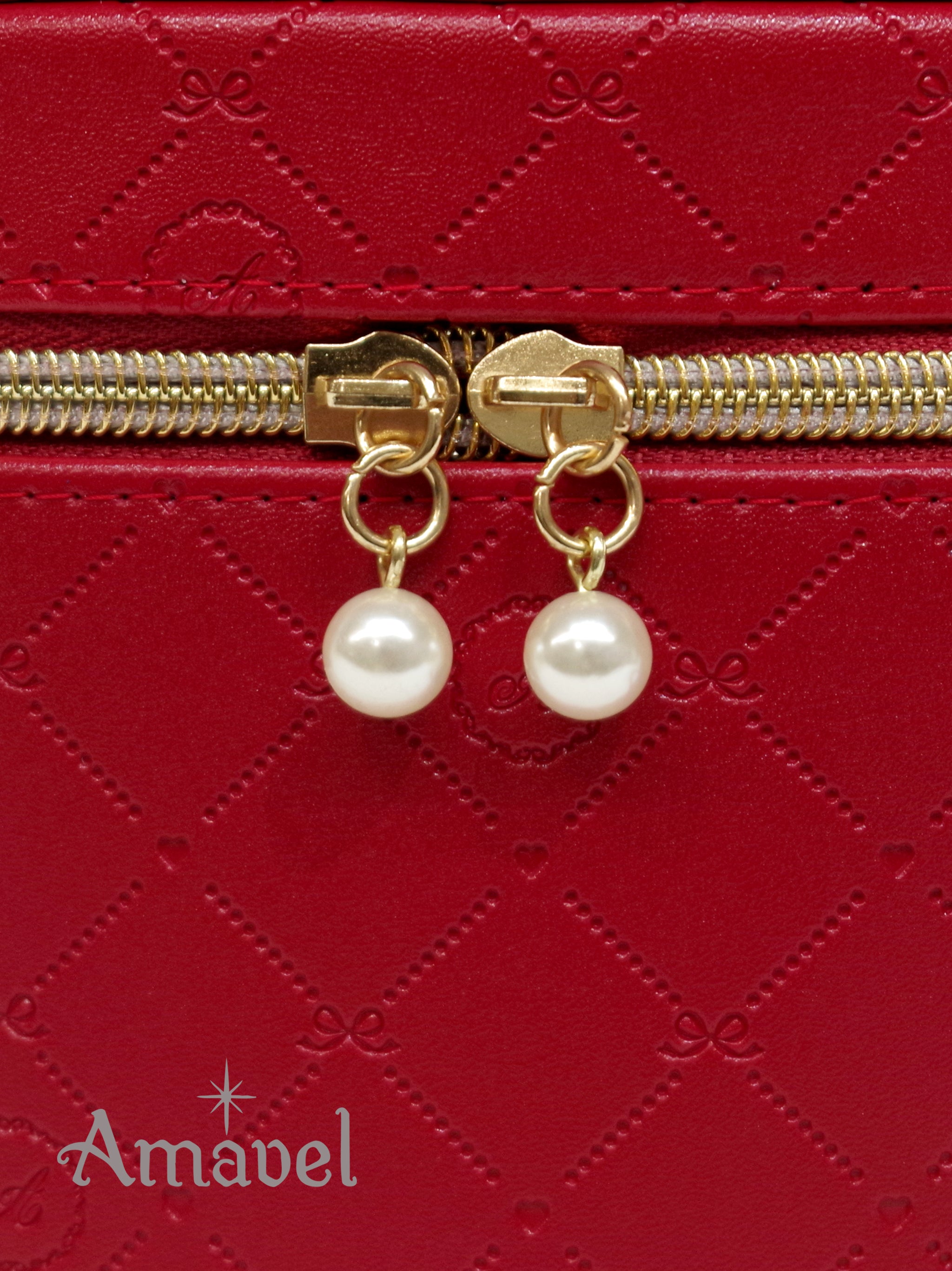 Amavel Present Ribbon レッド 3点セット Dreamy Ribbon Wrapping