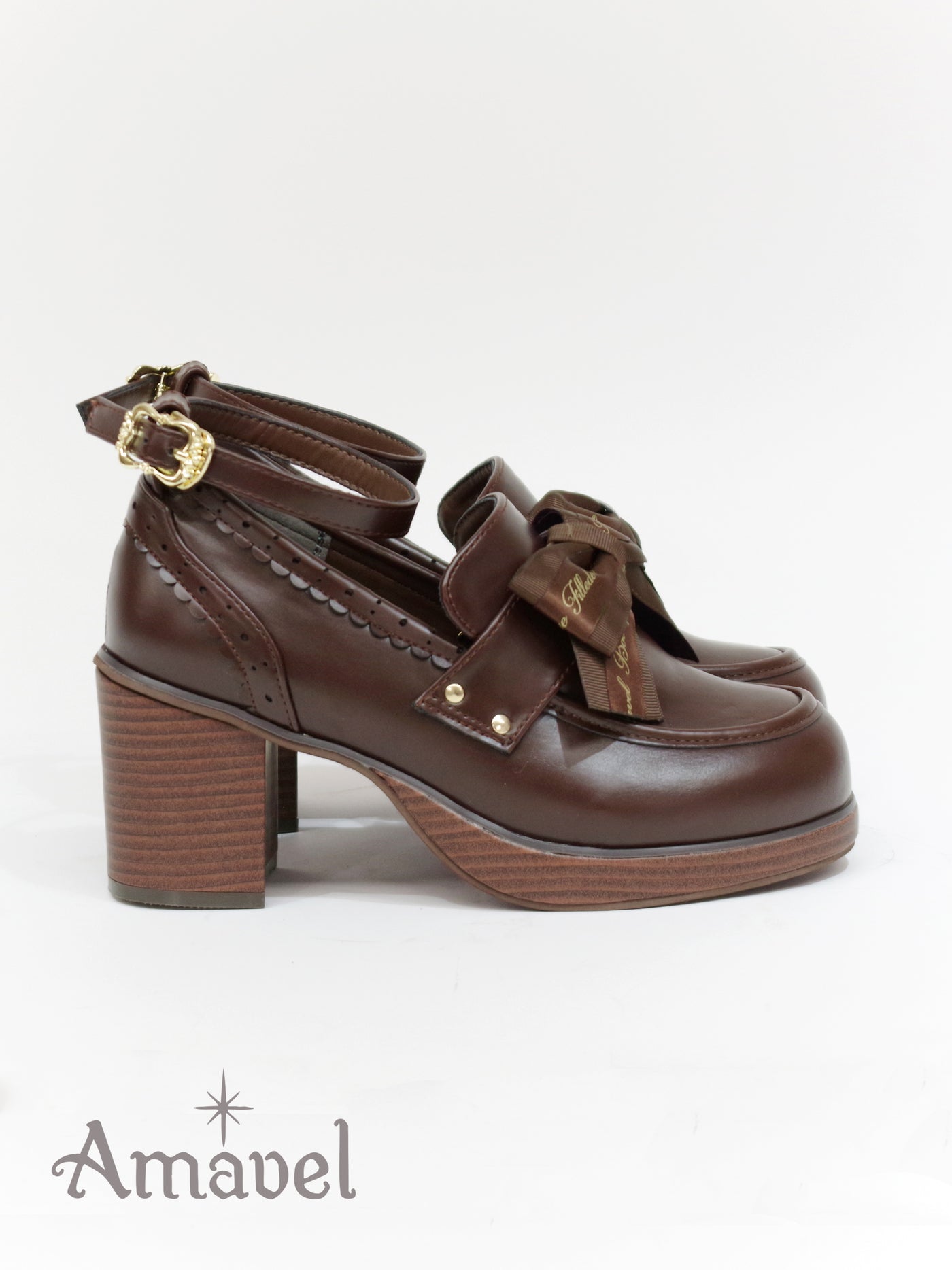 Chocolat Chat Delicious strappy loafer pumps