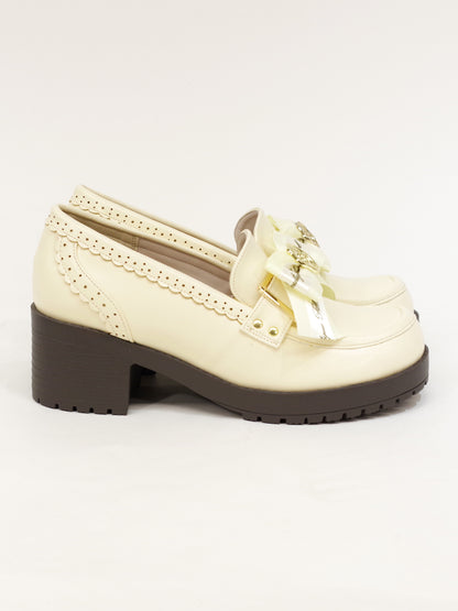 メッセージリボン付ローファーパンプス ｜Amavel（アマベル）公式サイト