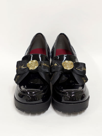 メッセージリボン付ローファーパンプス ｜Amavel（アマベル）公式サイト