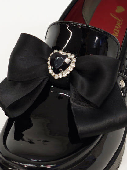 【メンバーズセール対象】ハートビジュー付きローファーパンプス ｜Amavel（アマベル）公式サイト