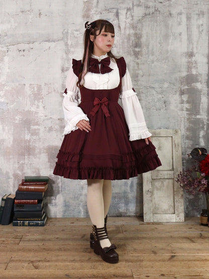 Mysterious Doll ミドルジャンパースカート ボルドー（Bordeaux） FREE ｜Amavel（アマベル）公式サイト