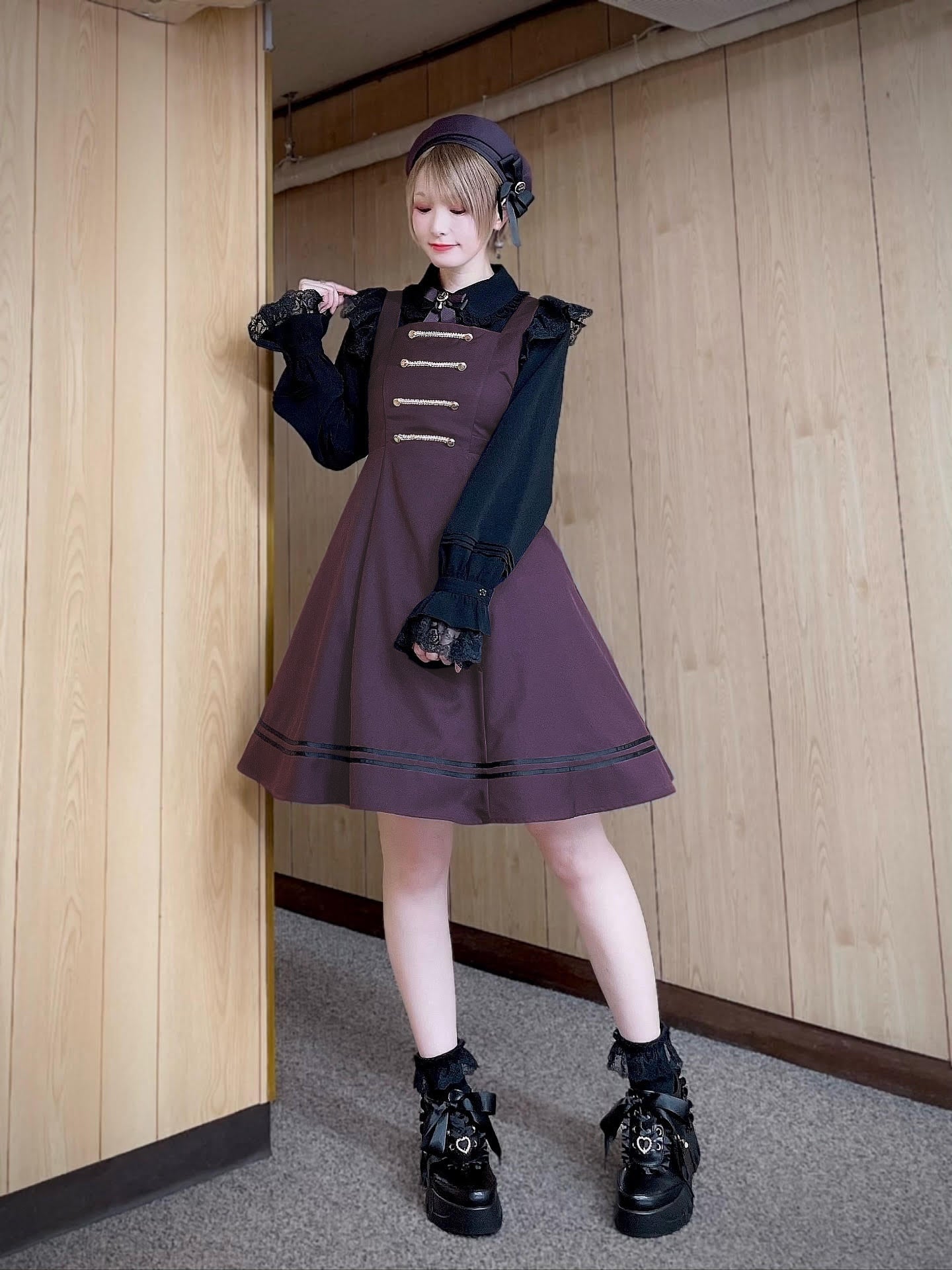 Noble Apprentice ジャンパースカート パープル（Purple） FREE ｜Amavel（アマベル）公式サイト