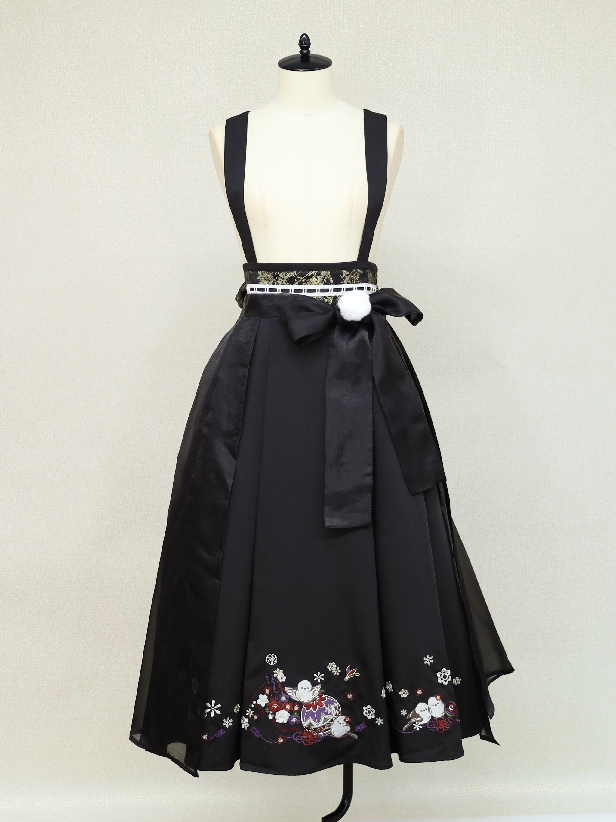 手まり遊びとシマエナガ 和風スカート – Amavel（アマベル）公式サイト