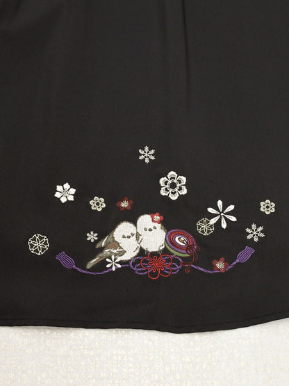 手まり遊びとシマエナガ 和風スカート ｜Amavel（アマベル）公式サイト