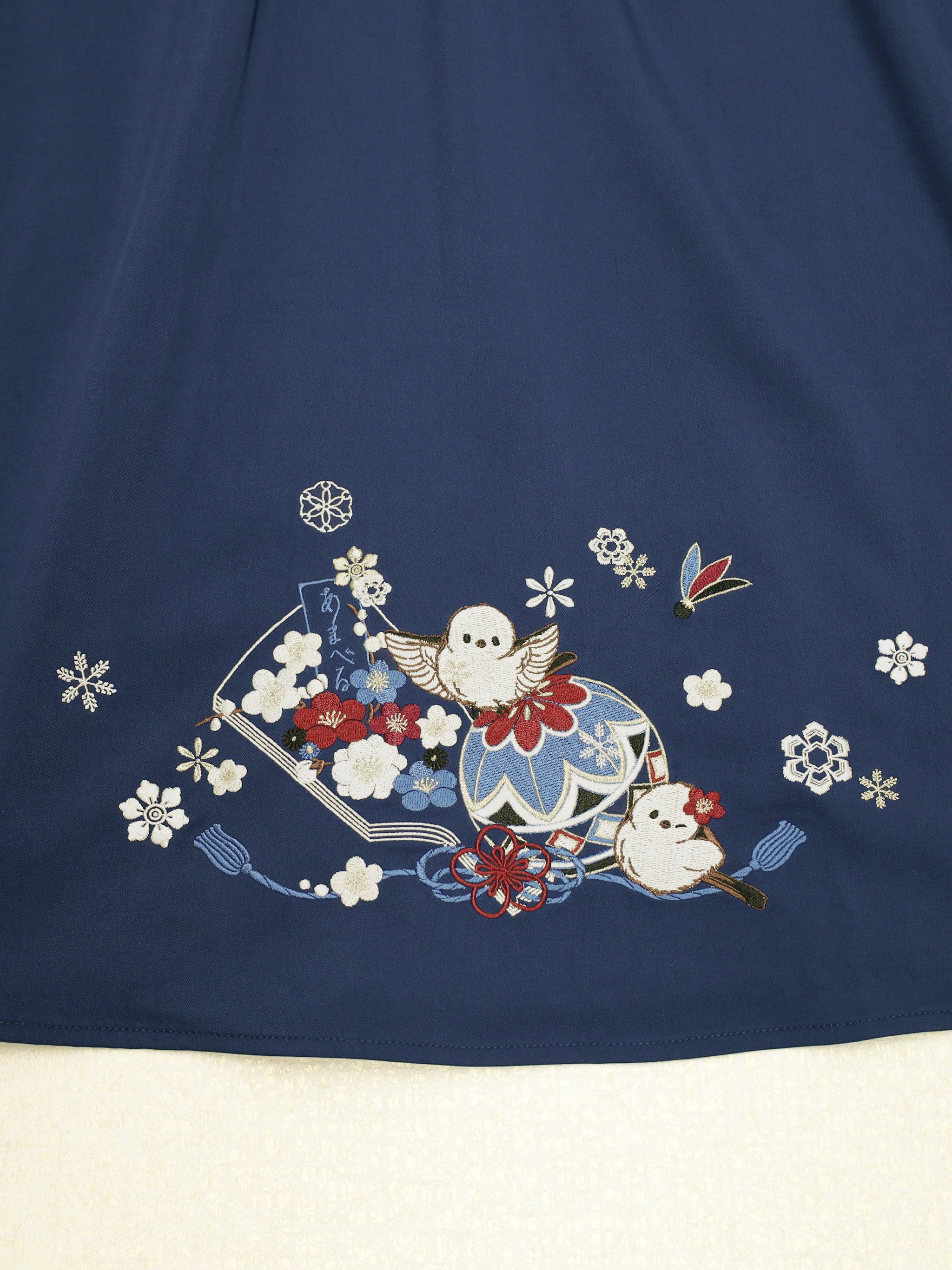 手まり遊びとシマエナガ 和風スカート ｜Amavel（アマベル）公式サイト