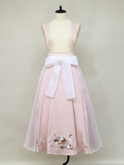 手まり遊びとシマエナガ 和風スカート ｜Amavel（アマベル）公式サイト